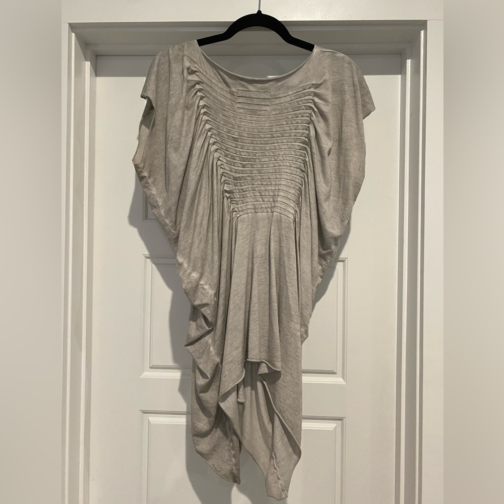 All saints tshirt tunic gathered